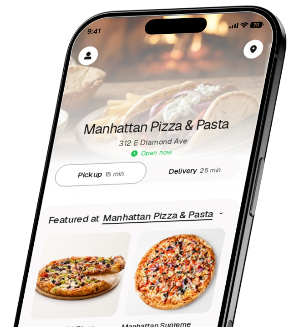 Manhattan Pizza & Pasta app preview