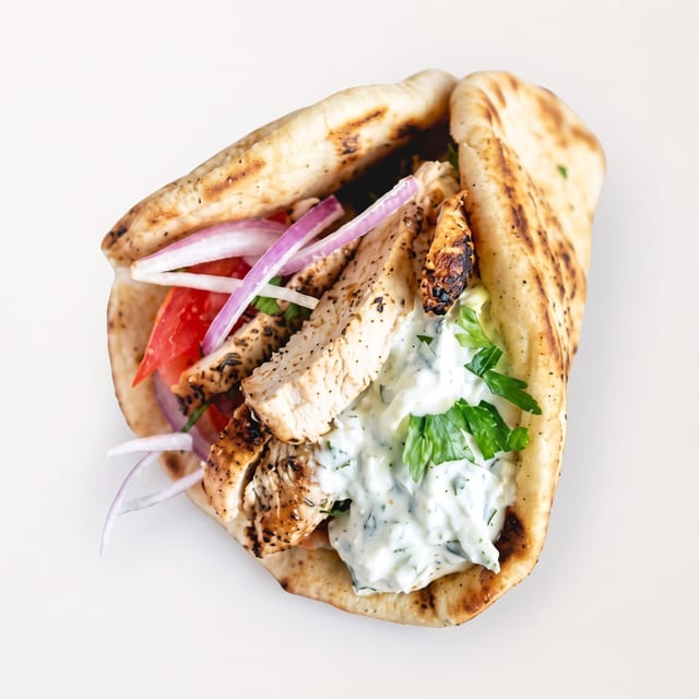 Chicken Gyro Pita.