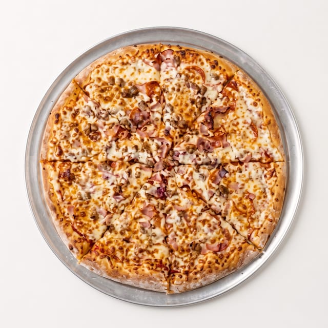 Manhattan Meat Lovers Pizza.