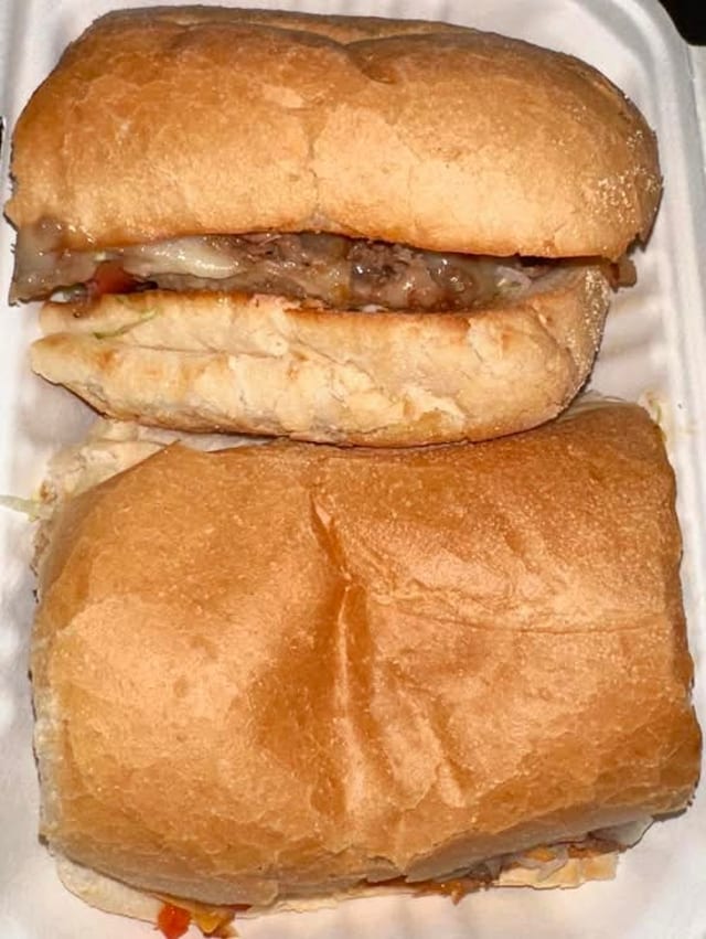 Pizza Steak & Cheese Sub.